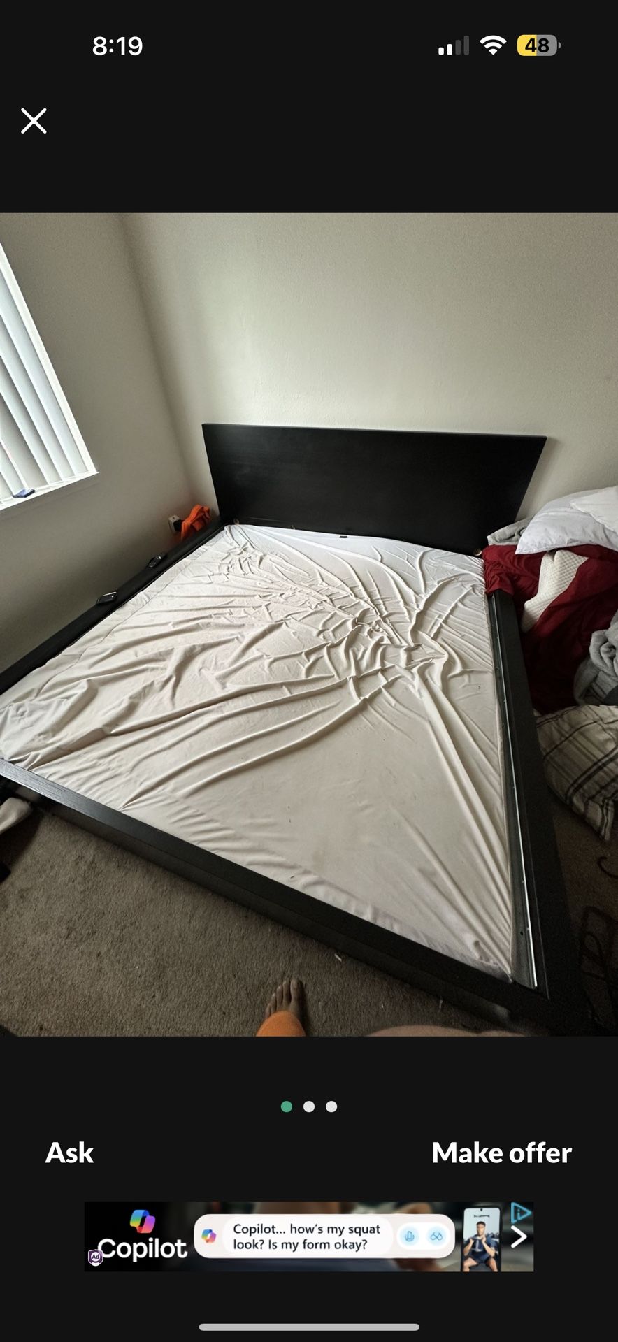King Bed Frane (no Slat)