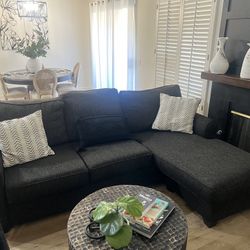 Black sectional 
