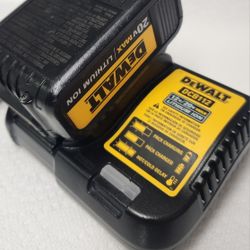 Dewalt 20volt 3.0ah Battery And Charger