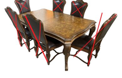 Dining table with chairs