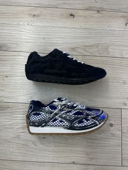 Bottega Sneakers Black And Blue 