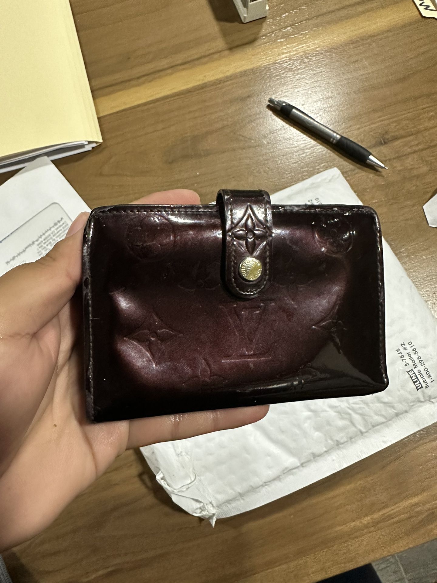 patent leather louis vuittons wallet
