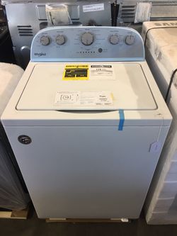 Whirlpool top load washer and electric dryer