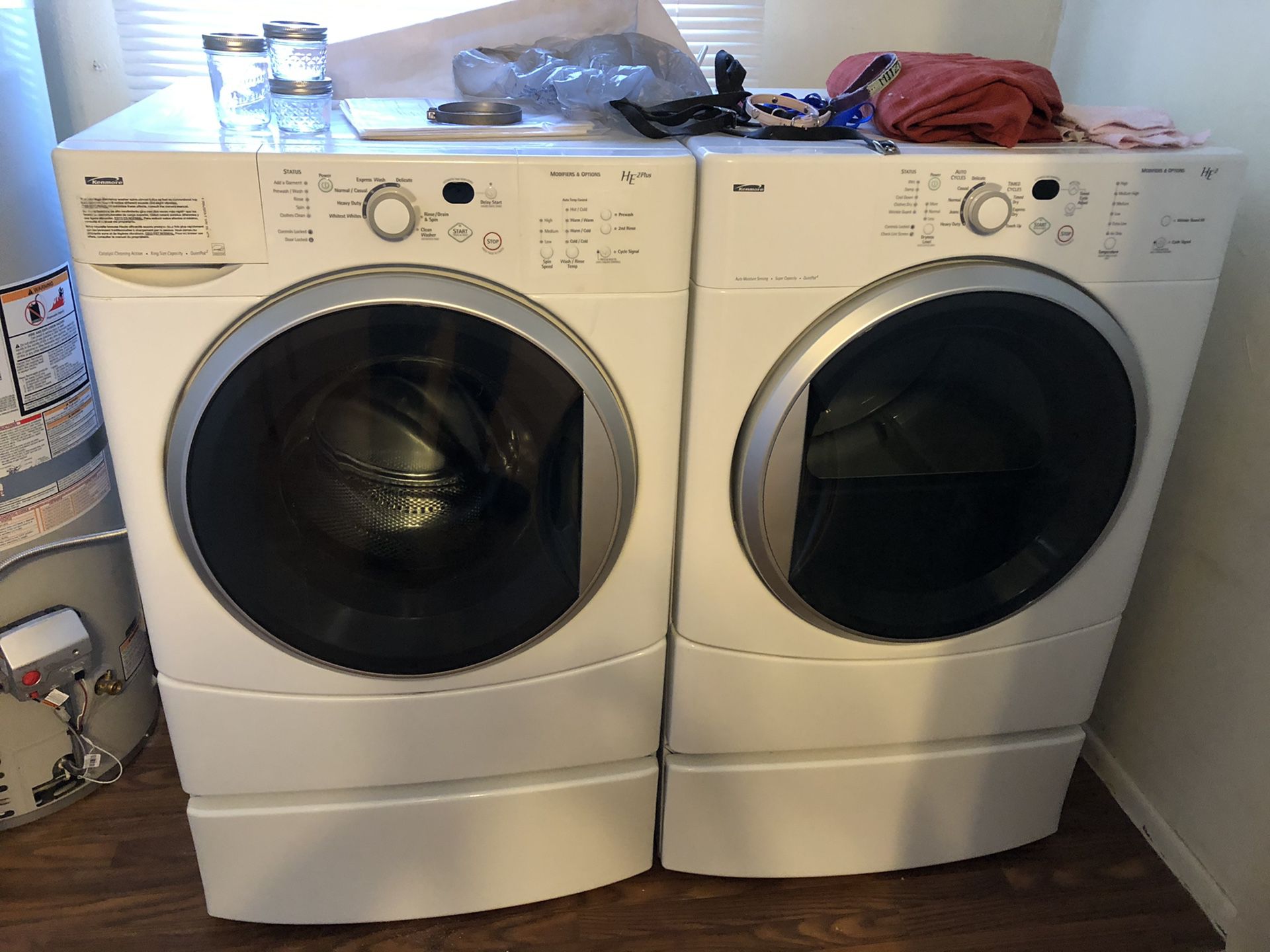 Washer & Dryer Kenmore like new sold as pair