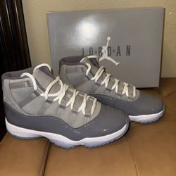Jordan 11 Cool Grey’s Size 8 