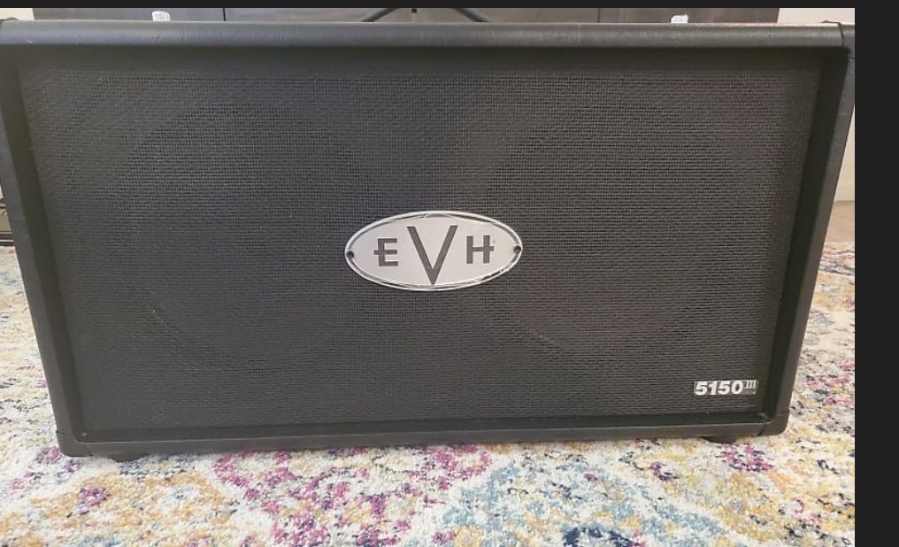 EvH 2x12 cab. Great shape with cover.