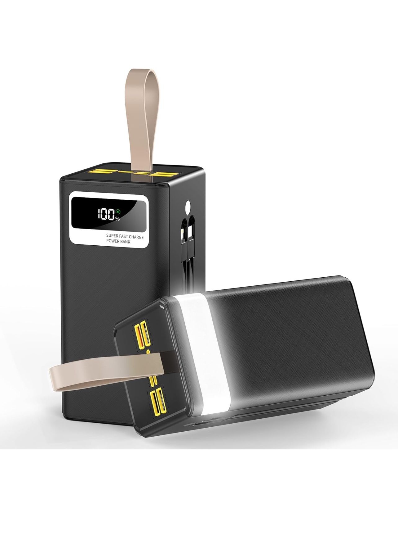 Power Bank 60000mAh High Capacity Portable Charger, 22.5W PD Fast Charging