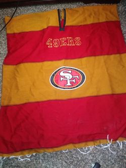 49ers poncho one size fits all