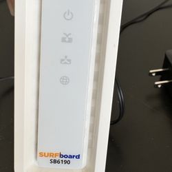 ARRIS SURFboard SB6190 32x8 DOCSIS 3.0 Cable Modem - White