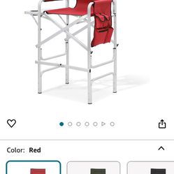 MoNiBloom 31-Inch Foldable Tall Director Chair