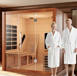 Western Red Cedar Smart Sauna, New!