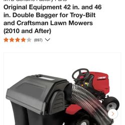Double Bagger For Lawn Mowers