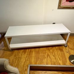 TWO TIER METAL COFFEE TABLE