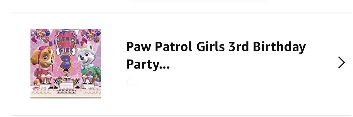 3rd Birthday Girl Theme Banner (Paw patrol) Plus Pack Of Invitations 