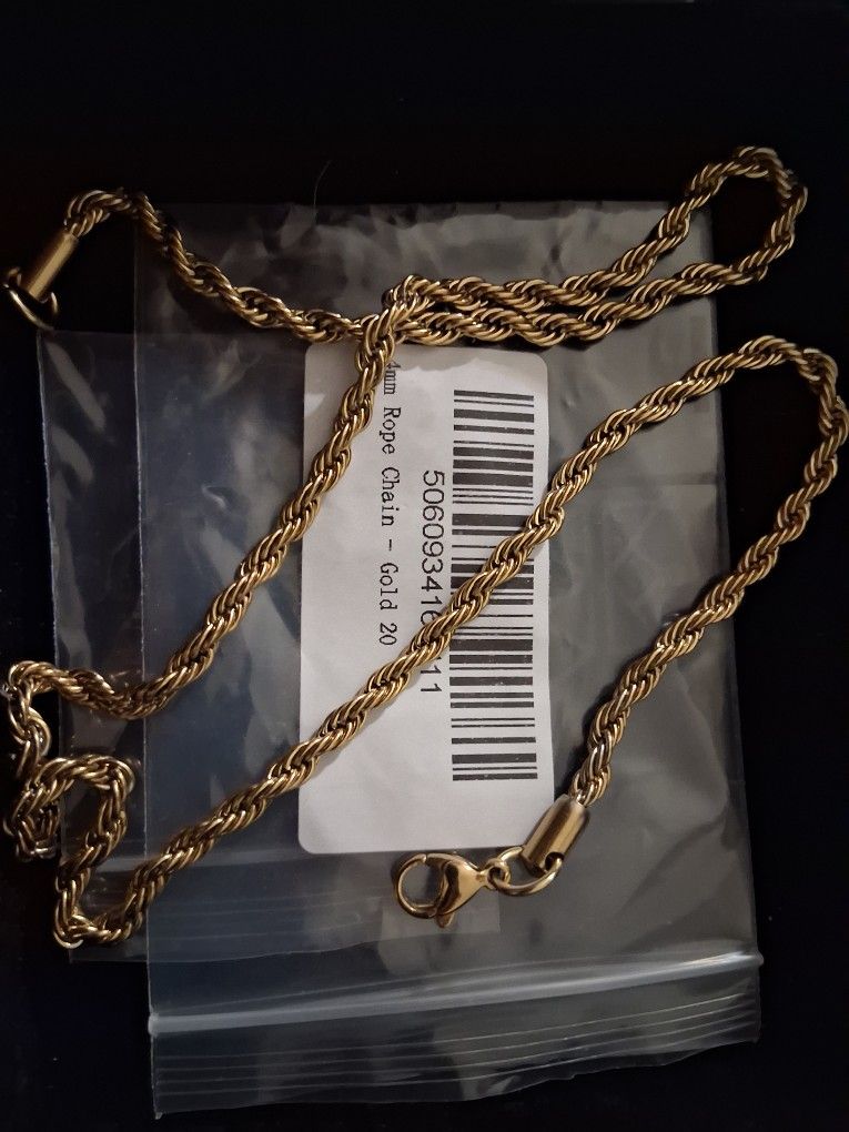 2mm Curb Chain And 4mm Rope Chain