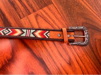 Leather belt size L