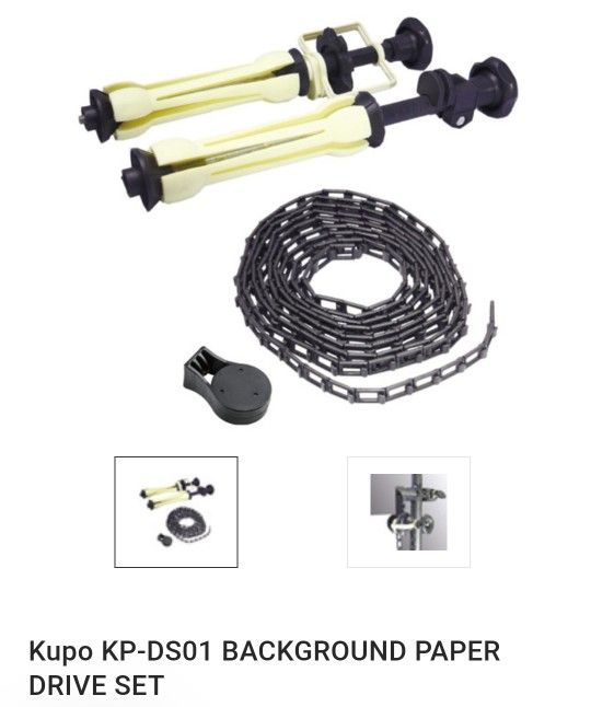 Kupo KP-DS01 6pk BACKGROUND PAPER DRIVE SET