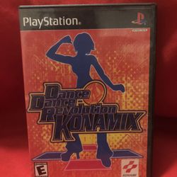 Dance Dance Revolution DDR Konamix  PS1 Playstation 1