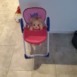 Baby Alive Doll And Highchair 