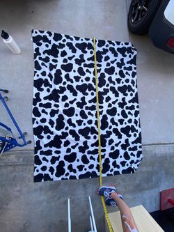 Cow Print Fleece Blanket