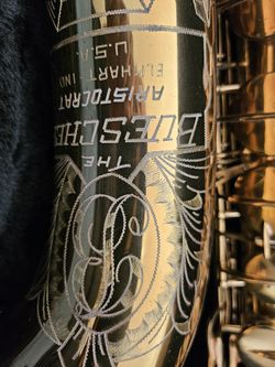 The BEUSCHER  ARISTOCRAT BIG B TENOR SAX