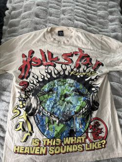 Hellstar Heaven on Earth Tee Cream Size Medium 