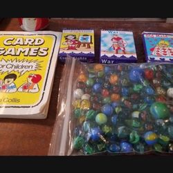 Marbles and kids card games book