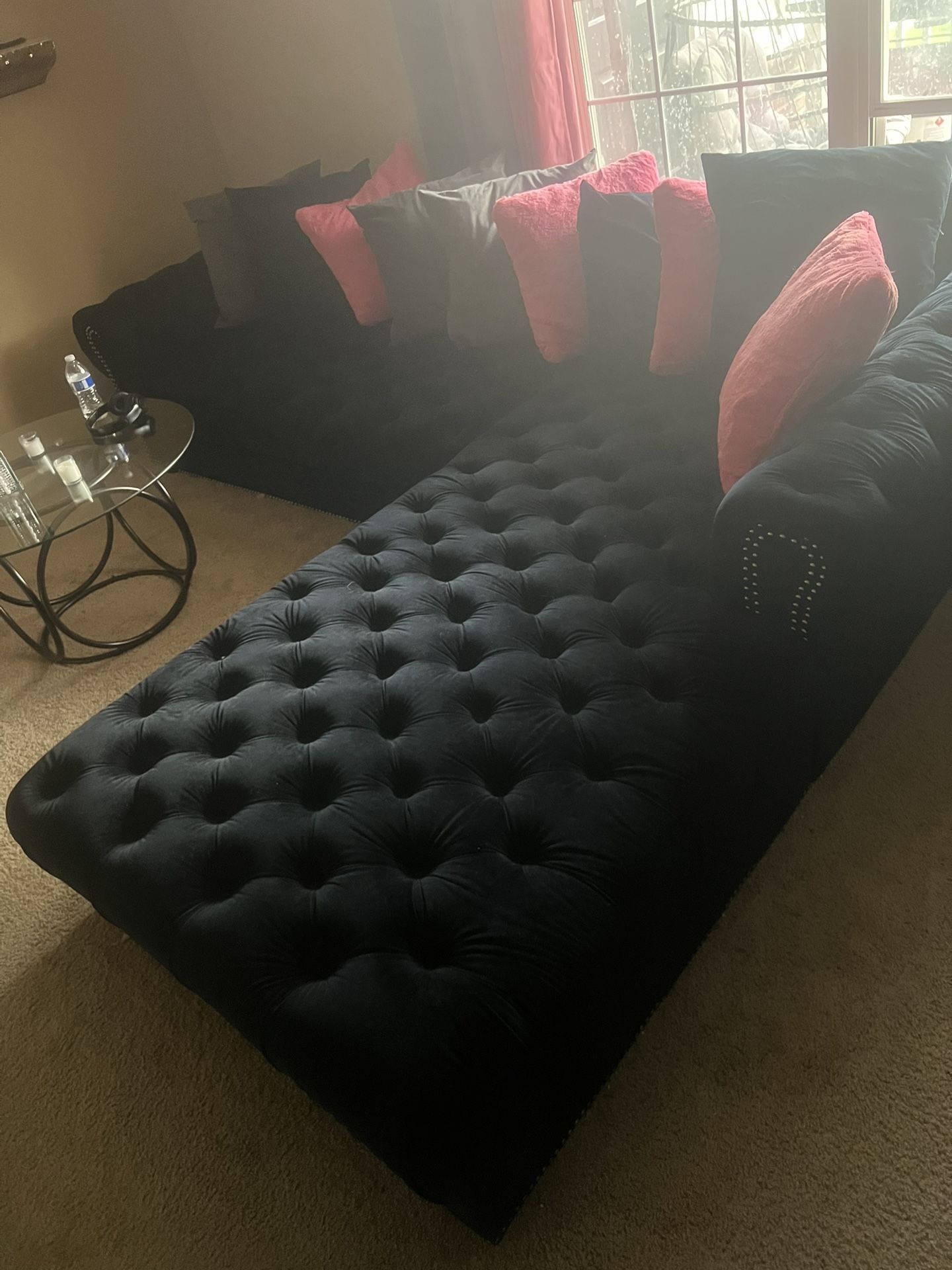 Sectional Black Couch