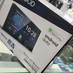 Kenwood Double Din Bluetooth Car Stereo Apple Car Play Android Auto 