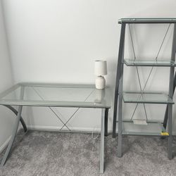 Desk And Shelf 