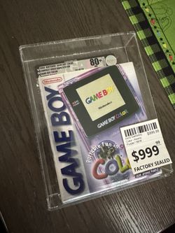 1999 GAMEBOY COLOR GRADED SEALED
