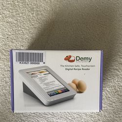 Digital Touch Screen Recipe Reader 