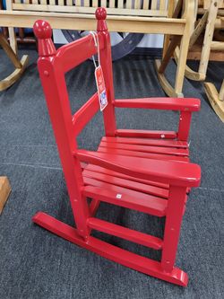 Red Child Rocking Chair (93579)