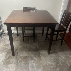 Dining room table and chairs