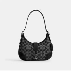 Coach Hampton Hobo Bag W/ Crystals