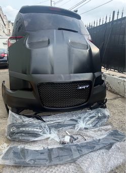 Chrysler 300 SRT Style Front Bumper Kit with Hood