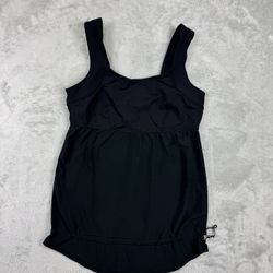 Lululemon black tank sz 6