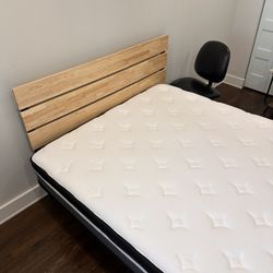 Queen Bed Frame And Mattress Like New