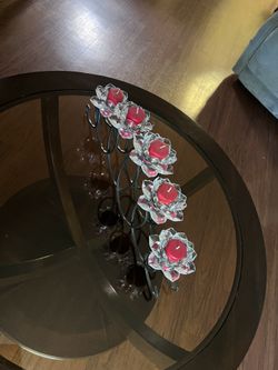 Glass Candle Holder