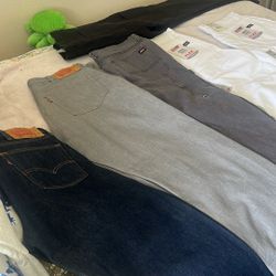 Levi And Dickies Pants 