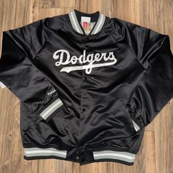 New men’s size large & XL Mitchell & ness LA Dodgers satin jacket 