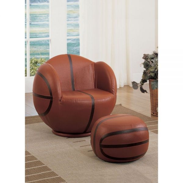🏀Modern 🏀 Basketball Chair & Ottoman 