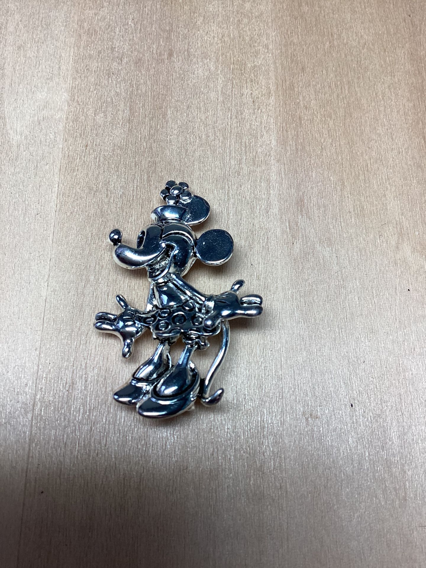 Vintage Napier Disney Silver Tone Minnie Mouse Brooch