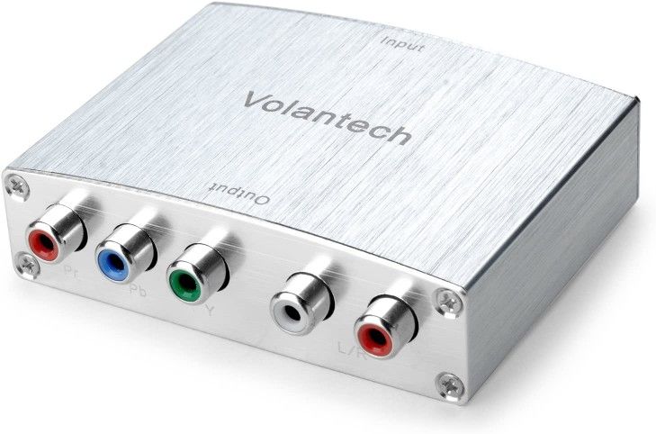 Volantech HDMI to Component Converter 4K HDMI to Component 5RCA YPbPr RGB + R/L