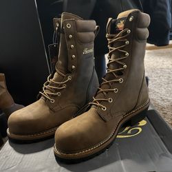 Thorogood Logger Boots W/ safety toe