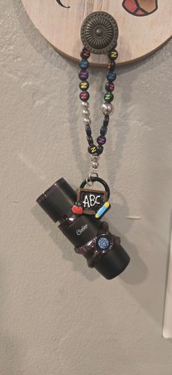 Ciroline Stanley Cup Beaded Bag Strap with Charms
