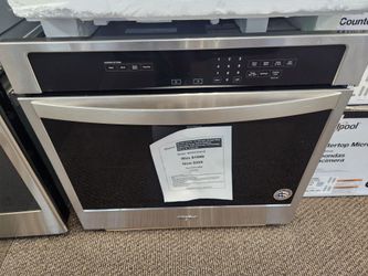 30 Inch 5.0 Cu. Ft. Electric Single Wall Oven with Keep Warm Setting, Adiustable Self-Cleaning Technology 5.0 cu. ft. Capacity