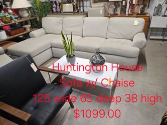 Huntington House Sofa with Chaise We are located at 2811 East Bell road. Another Time Around Furniture. We are located at 2811 East Bell road. Another