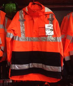Class 3 Breathable, Waterproof, High Visibility Jacket