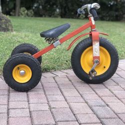 Heavy Duty Solid Steel Metal Children’s / Toddler Tricycle 